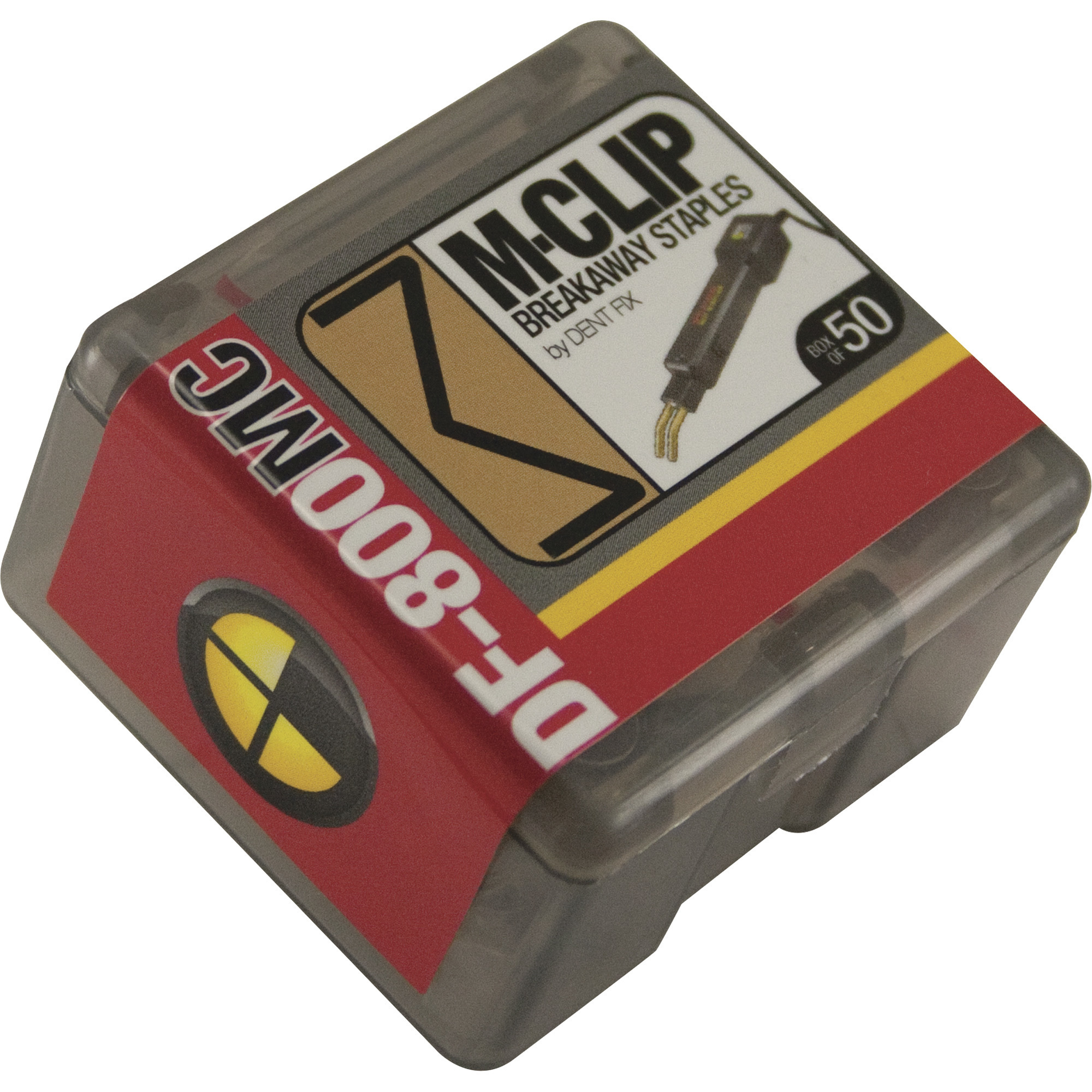 Dent Fix M-Clip Breakaway StapleClips, 50-Pack, Stainless Steel, Model# DF800MC/50